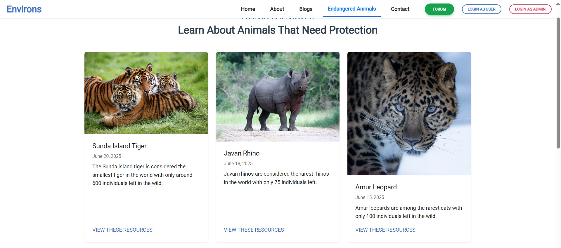 EndangeredVoice educational initiatives